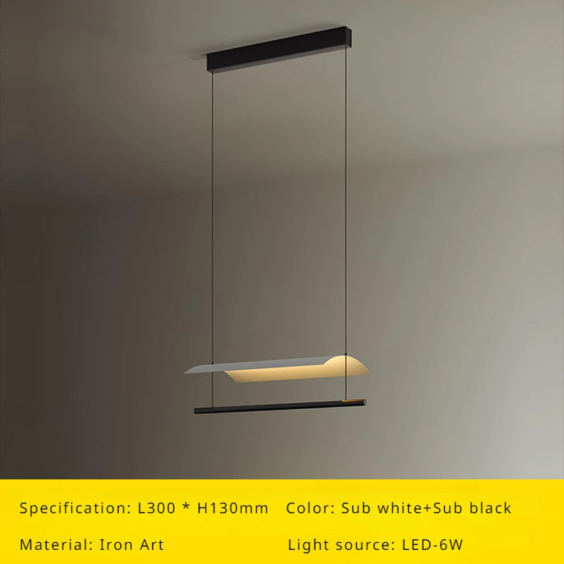 Modern minimalist designer chandelier for interior and decor