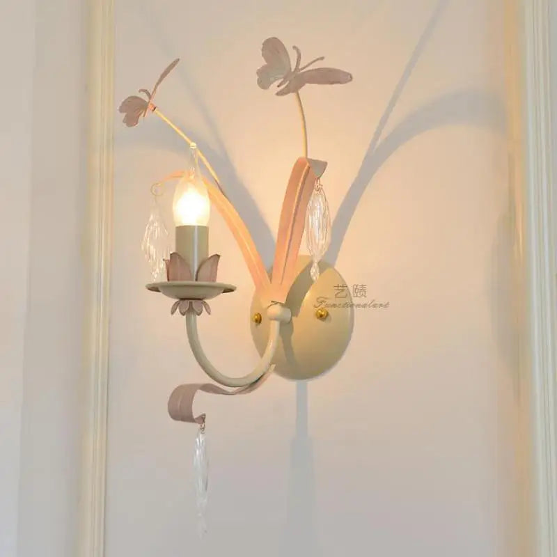 applique murale led papillon pour chambre enfant décoration lumineuse - vue 4 sur 8