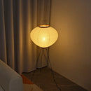 Nordic LED Japanese wabi sabi handmade rice paper floor lamp vintage living room bedroom home bedside standing table light