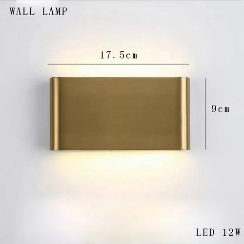 Creative minimalist bronze LED chandelier for interior decor