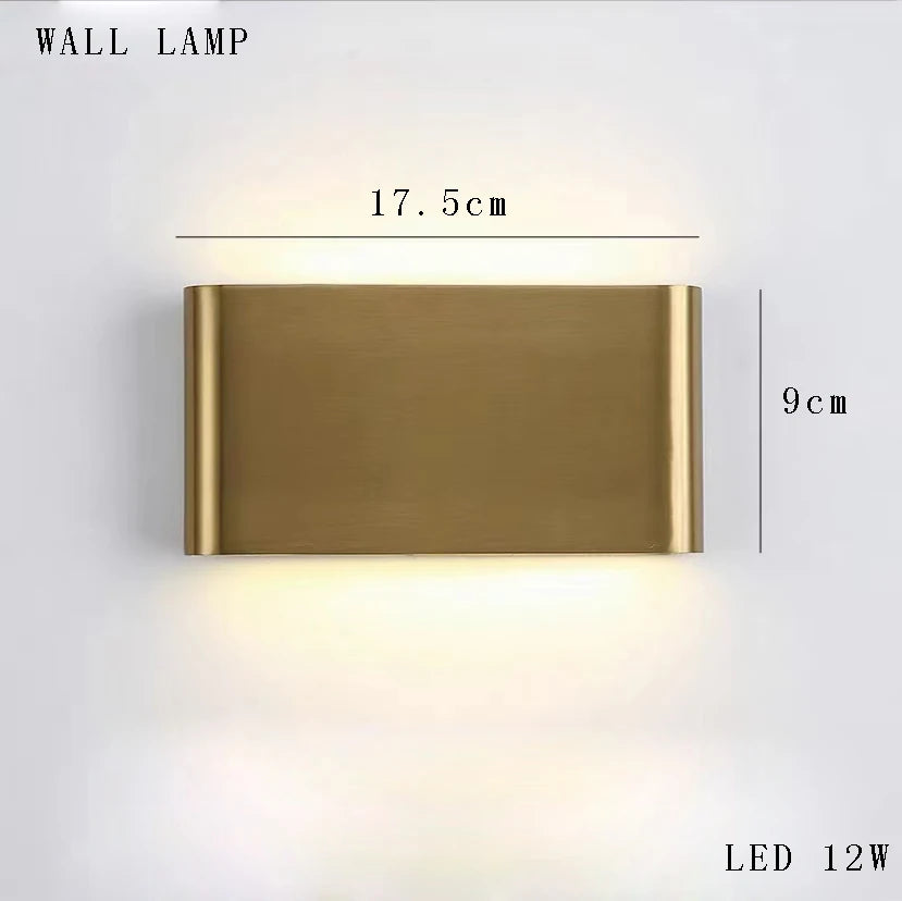 Creative minimalist bronze LED chandelier for interior decor