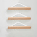 Wall Mount Floating Shelves, Wood and Aluminium, Storage Rack, Home Decor, Living Room, Bedroom, Bathroom, Kitch