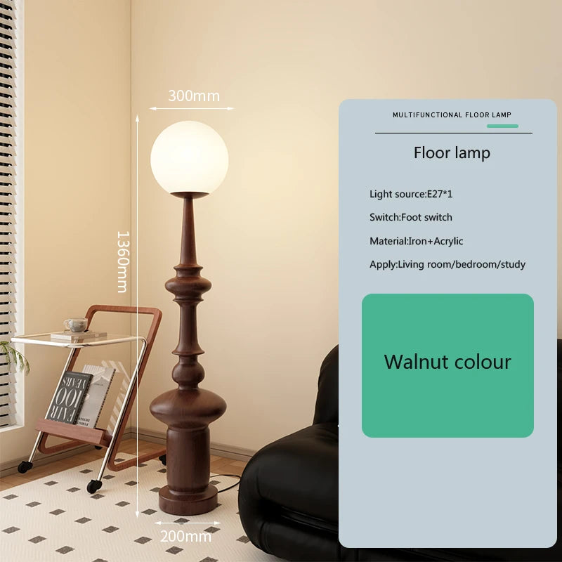 Creative vintage Roman floor lamp for interior decoration