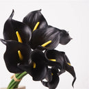 Realistic artificial calla lily bouquet for home decoration