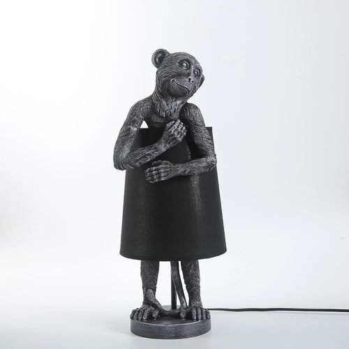 lampe à poser en résine design singe rétro pour éclairage décoratif - vue 11 sur 10