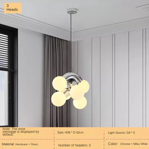 Creative minimalist retro chandelier for modern decor