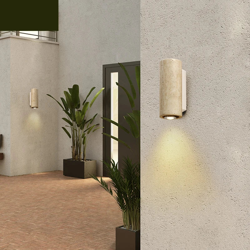 Moderne marbre applique murale LED chambre lampe extérieure décoration murale abat-jour LED luminaire pour la décoration intérieure chambre or lampes - vue 10 sur 10