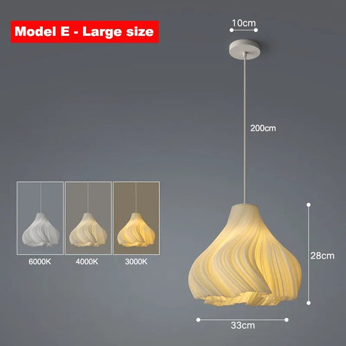 lustre créatif moderne suspendu restaurant cuisine chambre enfants déco éclairage - vue 16 sur 15