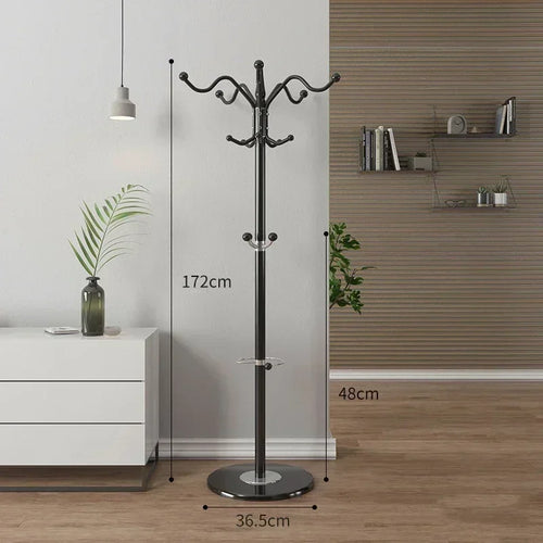 porte-manteau moderne en métal design arbre pour optimiser l'espace - vue 3 sur 13