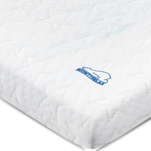 surmatelas en mousse à mémoire double couche gel avec coussin rafraîchissant