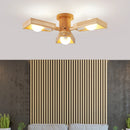 lustre suspendu en bois d'éclairage d'arbre nordique pour décoration