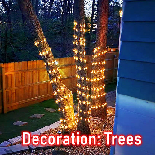 guirlande lumineuse led usb étanche pour décorations de fête