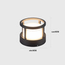 (WECUS) Nordic Garden Villa Pillar Light, Outdoor Courtyard Wall Light, Outdoor Waterproof Landscape Lawn Light