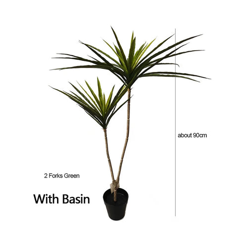 plantes artificielles dracaena pour décoration intérieure tropicale - vue 12 sur 20