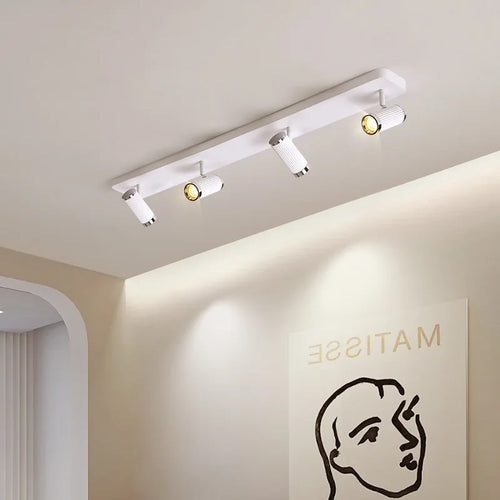 Surface Mount Cloakroom Ceiling Lamps 350 Degree Adjustable LED Spotlight Living Room Aisle Hallway Stair Ceiling Light White