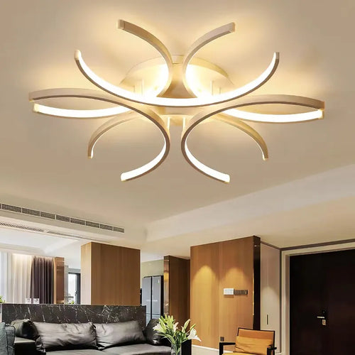 Lustre LED Moderne Nordique Loft Salon Cuisine - vue 2 sur 7