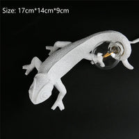 applique murale lézard mignon en résine luminaire de nuit