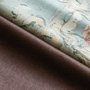 Rideau occultant moderne motif floral pour chambre salon