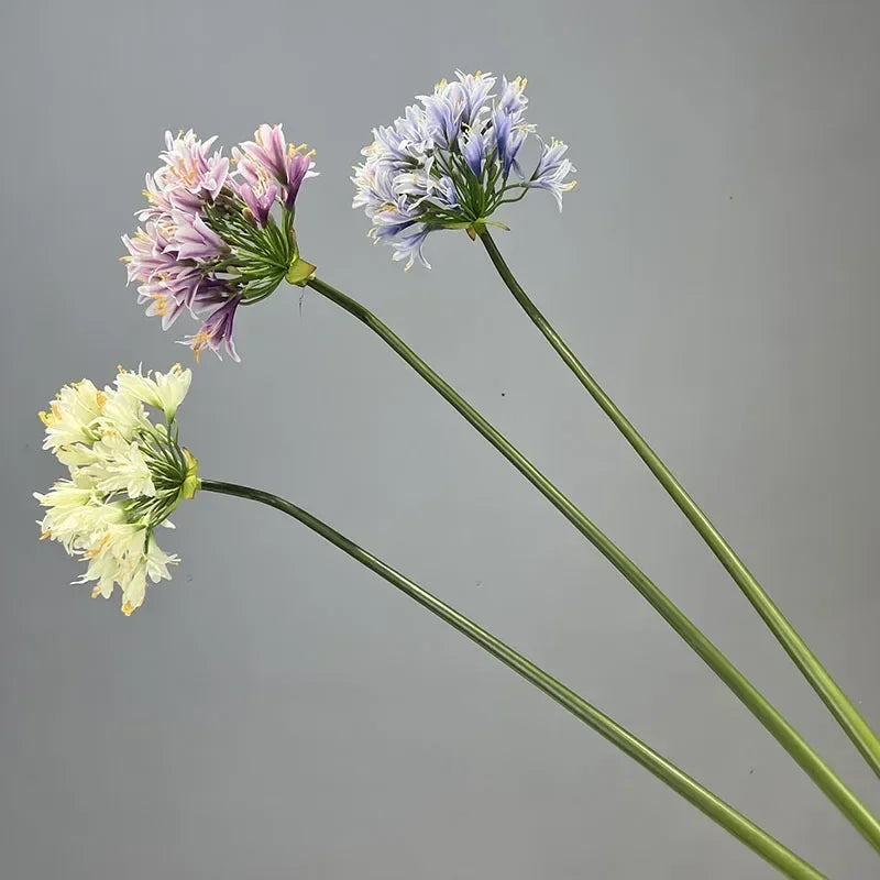 lot de 2 fleurs en soie pour décoration intérieure moderne - vue 2 sur 9