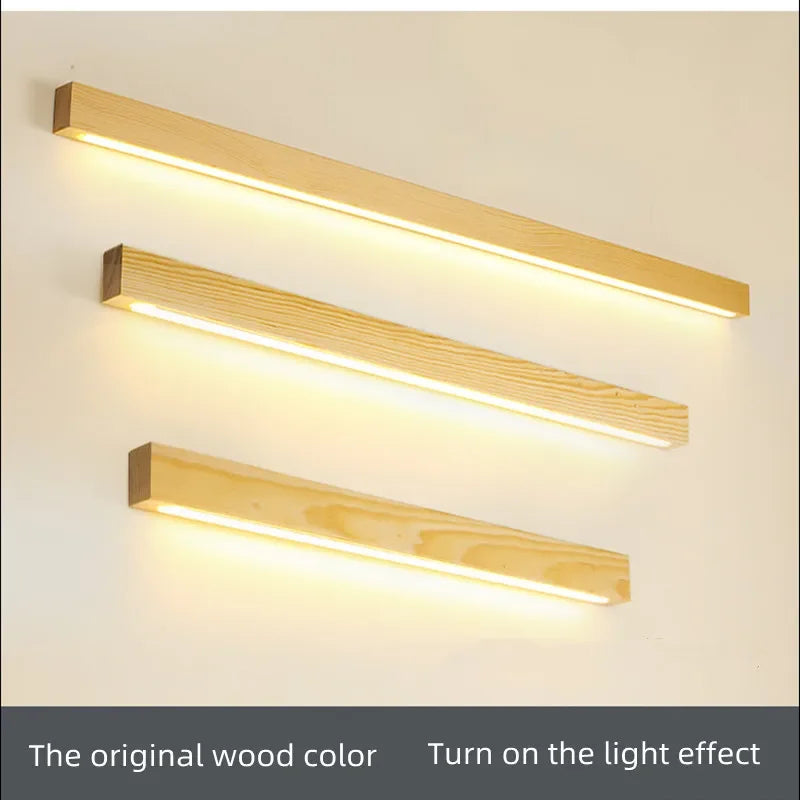 applique murale en bois massif design moderne pour intérieur élégant - vue 5 sur 8