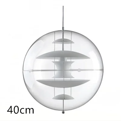 Design nordique en verre: Suspension Globe - vue 9 sur 9