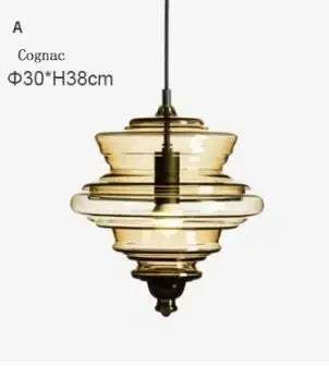 lustre nordique en verre pour un éclairage décoratif élégant - vue 14 sur 15
