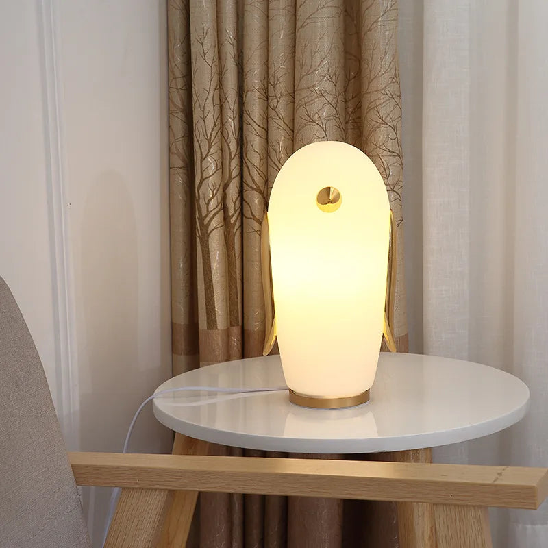 Creative minimalist animal LED desk lamp - vue 3 sur 9