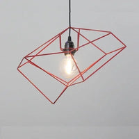 suspension nordique simple en fer design géométrique moderne