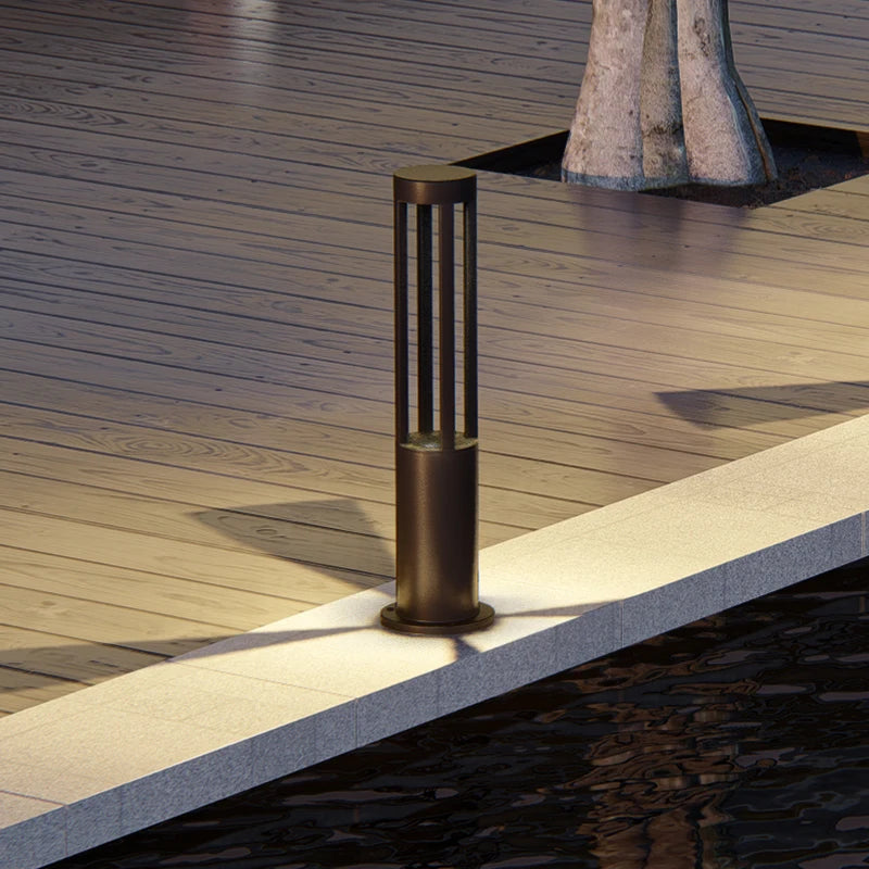 lampe de jardin moderne étanche en aluminium pour extérieur - vue 5 sur 21