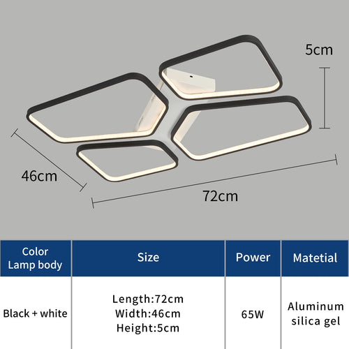 plafonnier à led moderne pour intérieur design élégant
