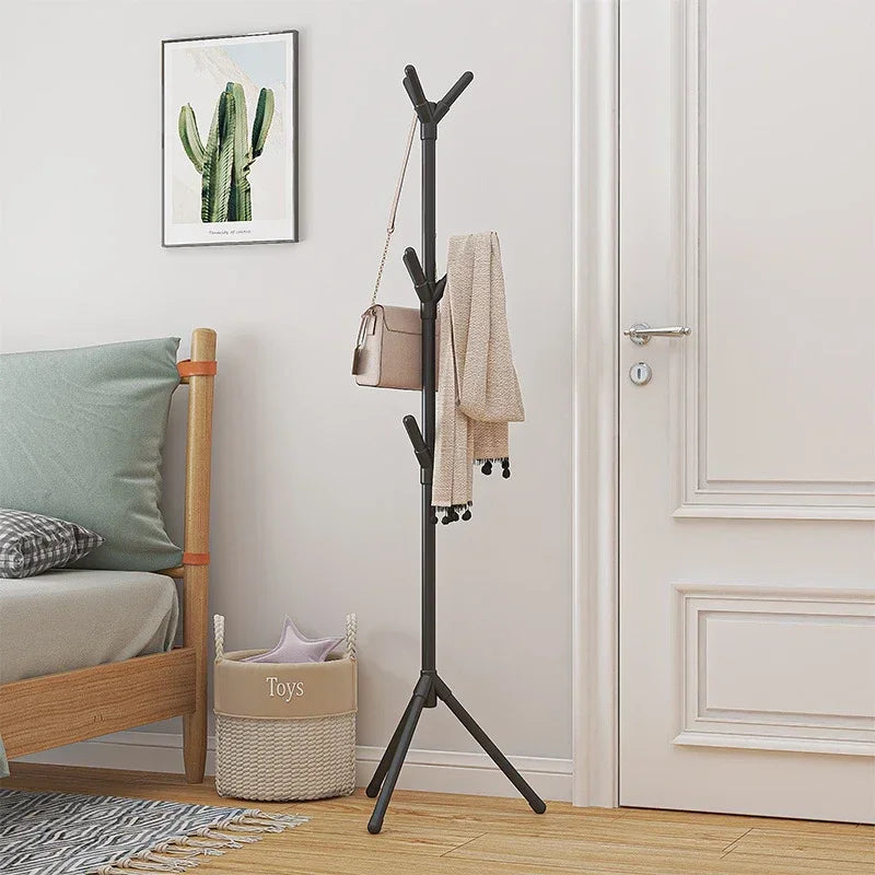 porte-manteaux sur pied en forme de branche pratique et mobile - vue 4 sur 8