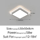 Modern minimalist LED ceiling light for creative decor