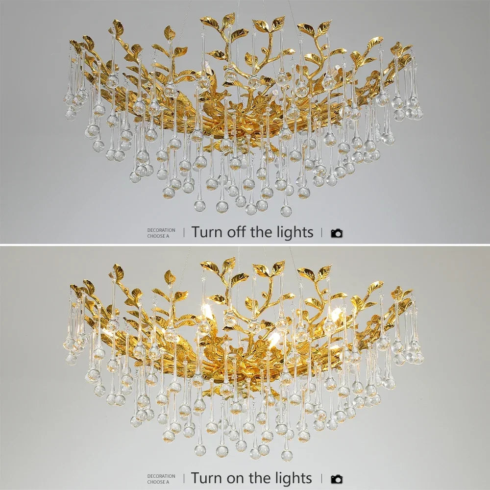 lustre en cristal vintage artpad design élégant pour intérieur moderne - vue 7 sur 8