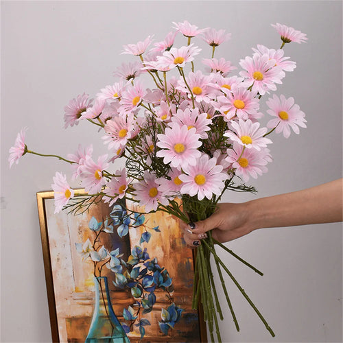 fleurs artificielles marguerites pour décoration mariage et bricolage - vue 10 sur 13