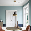 suspension LED en marbre naturel style scandinave rétro nordique