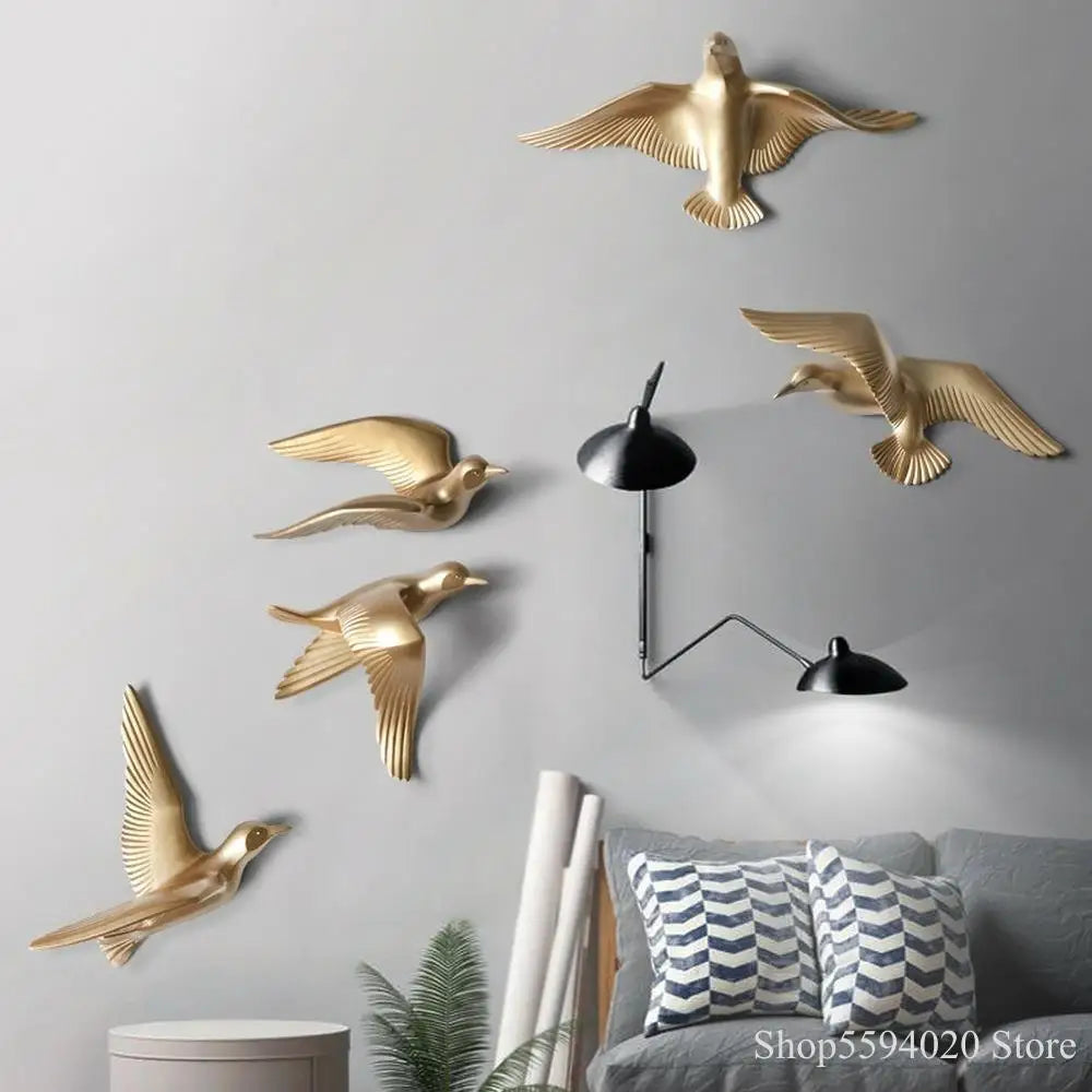 décoration murale créative mouette oiseau pour intérieur - vue 2 sur 36