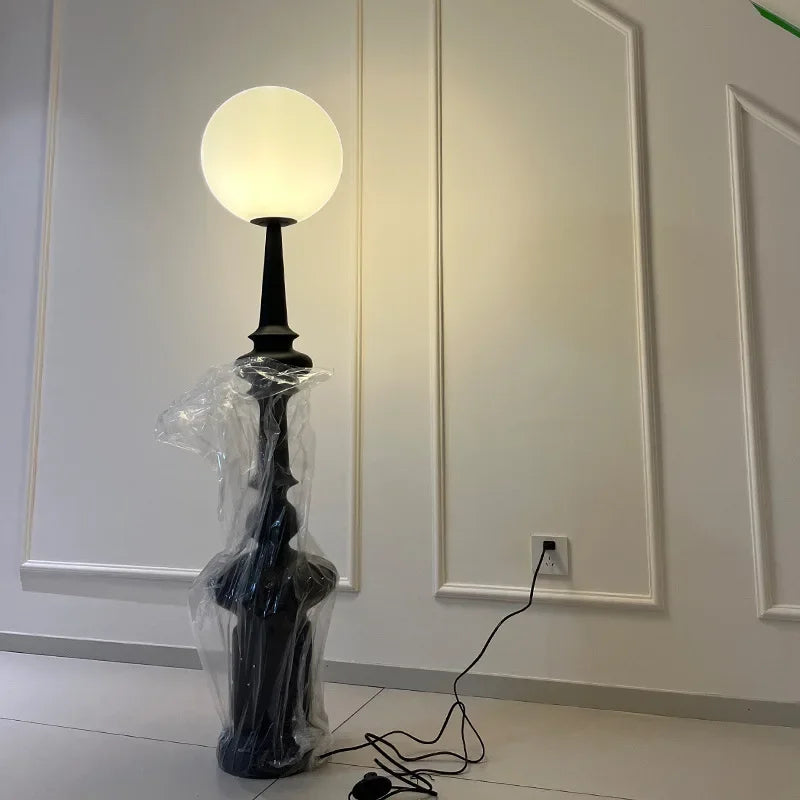 lampadaire nordique design loft pour décoration artistique moderne