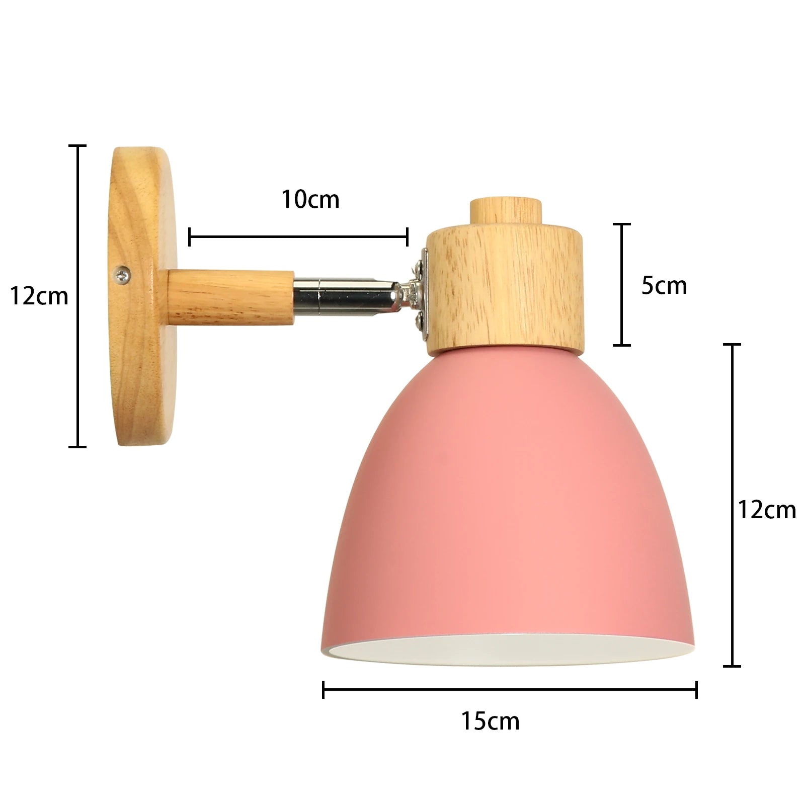 applique murale led nordique bois moderne décor maison - vue 23 sur 23