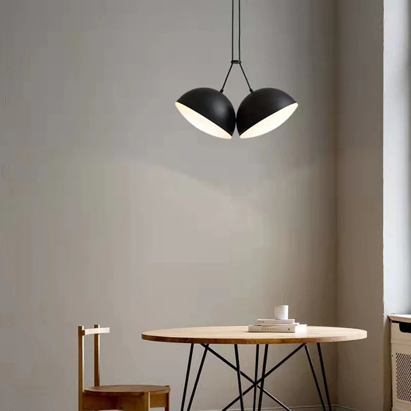 lustre noir design à assembler pour décoration intérieure moderne - vue 4 sur 8