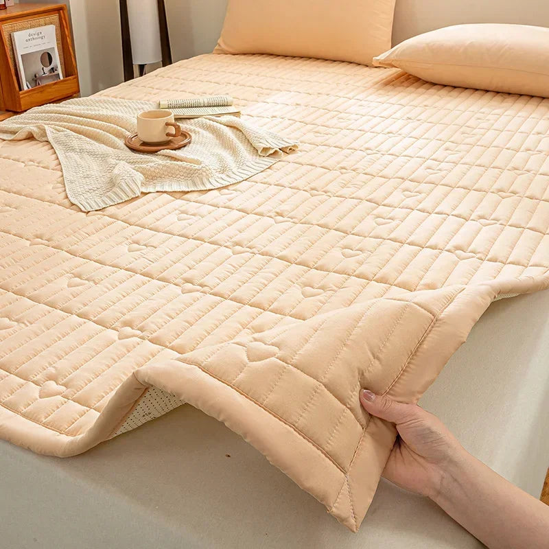 matelas matelassé romantique avec protection de lit doux et confortable