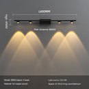 Minimalist nordic copper wall light for elegant interiors