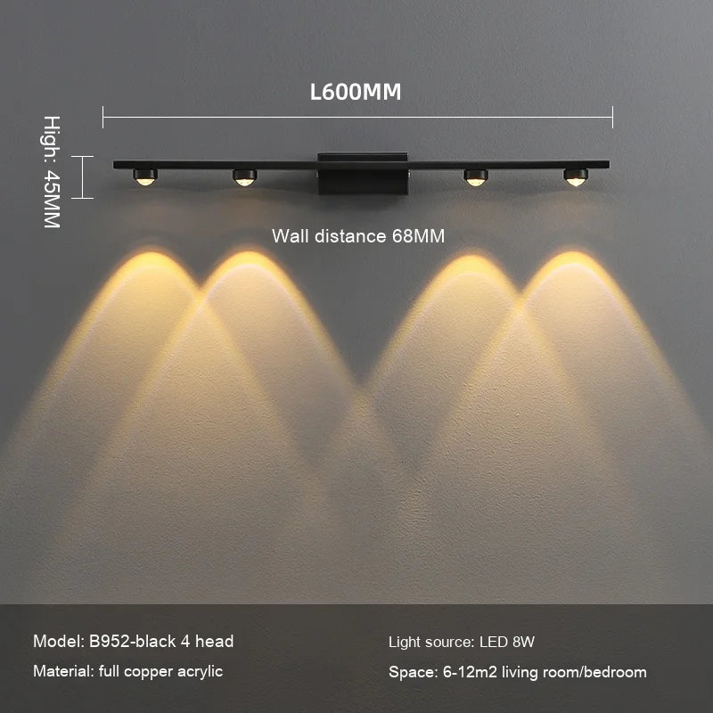 Minimalist nordic copper wall light for elegant interiors - vue 7 sur 12