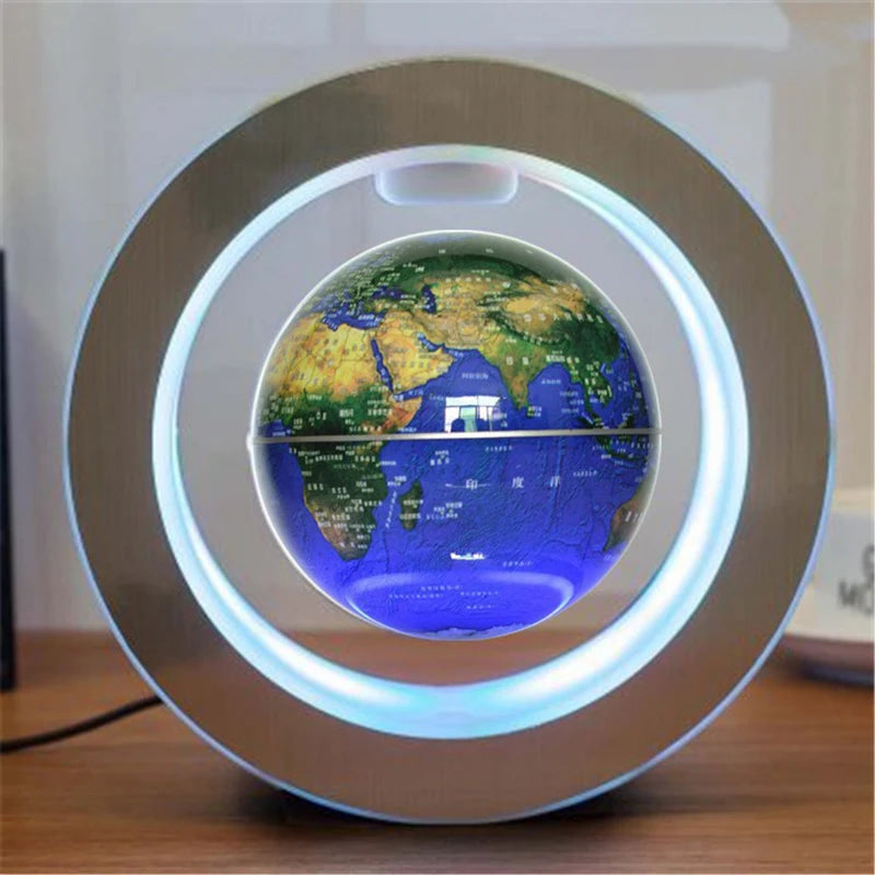 Magnetic levitation globe decoration living room black technology novel high-end decorative gifts with hand gifts, - vue 5 sur 13