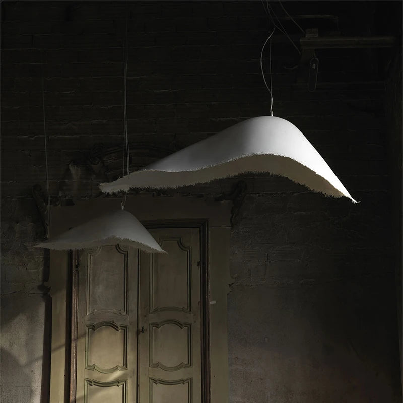 lustre led nordique wabi sabi pour décoration intérieure rétro - vue 6 sur 10