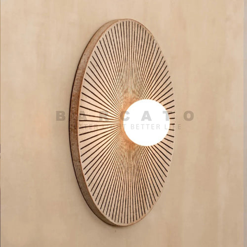 Applique murale japonaise rétro en résine