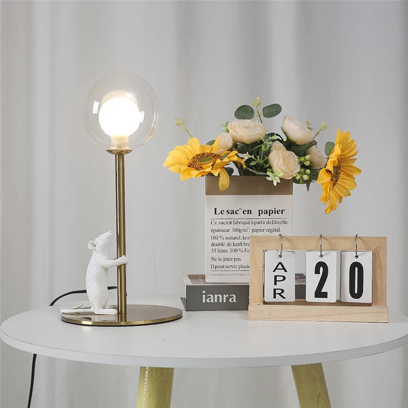 lampadaires modernes en résine animaux lampes led sur pied