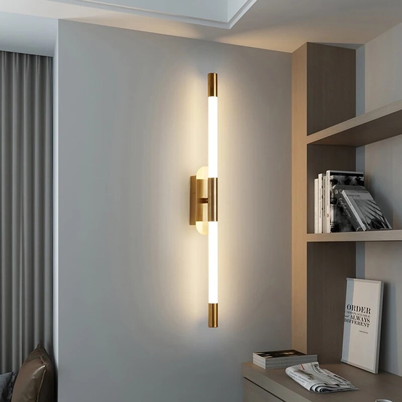 Applique murale LED longue ligne au design nordique moderne - vue 6 sur 8