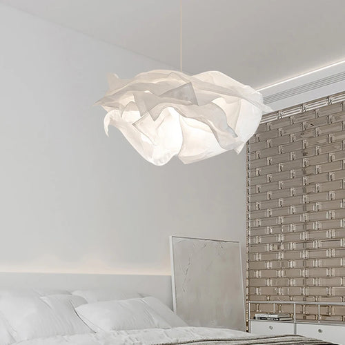 lustre minimaliste en papier led pour éclairage intérieur bricolage