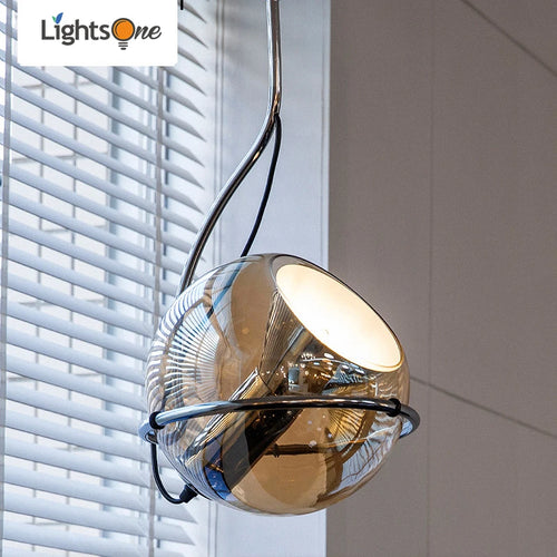 Rétro petite suspension salon lumière luxe créatif nostalgique bureau étude chambre suspension - vue 2 sur 6