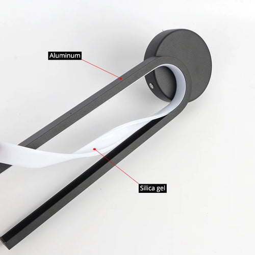 applique murale led aluminium silicone - vue 8 sur 14